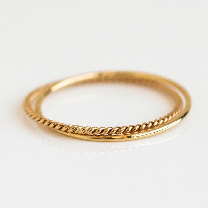 Anillo dos en uno